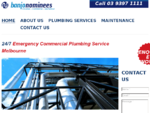 Commercial Plumbing Services Industrial Plumbers Melbourne | Banjo Nominees