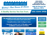 Geelong pools | spas | swimming pool supplies | spa | maintenance | chemicals |