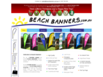 Beach Banners. com. au - Teardrop banners, swoopers, flat top banners more!