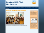 Broken Hill Civic Orchestra Home page