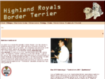 Border Terrier Highland Royals