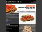 Boulder Opal and Crocoite