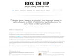 Box Em Up - Packing Boxes For Sale in Brisbane | Brisbane Packing Boxes, Removal Cartons and Movin