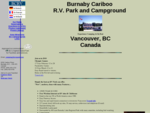 BCRV Camping, tenting at BC RV Park for travel in Vancouver, B. C. , Canada