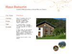 Ferienwohnung Ferienhaus Butzerin St. Gallenkirch im Montafon / Vorarlberg / Österreich