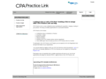 CA Practice Link - Home page for CPA Practice