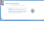 Century Springs Pty. Ltd. - Welcome