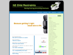 NZ Child Restraints - Car seat information
