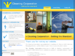 The Cleaning Corporation in Mayo, for window, carpet, upholstery, contract and floor cleaning.