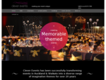 clever events, themes to make your event unique, memorable and stylish
