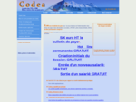 Codea, La paye - 6 euros le bulletin - des TPE et PME, France, Paris, Rhône Alpes, Paris, Mars