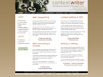 Web Copywriter for professional SEO website content - Content Writer