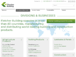 Fletcher Building - 		Divisions and businesses