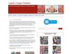 Layla's Sugar Flowers cupcake cake toppers