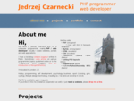 JÄdrzej Czarnecki - web developer PHP programmer portfolio - freelancer, aka Coldpeer