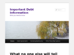 Important Debt Information | What you need to know