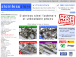 Stainless steel decking screws, bolts, nuts, balustrade fittings, wire rope, nails, staples