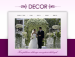 Decor - Studio Usług Dekoratorskich, śluby, wesela, imprezy firmowe