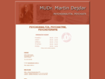 MUDr. Martin Dejdar psychoanalytik a psychiatr