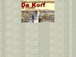 Website van natuurvoedingswinkel De Korf te Roden in Drenthe