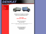 Denkat Truck Bodies, custom built truck bodies, pantecs, curtain sides, aluminium bodies.