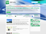 Deval s. p. a. - Distribuzione energia elettrica - Valle d'Aosta
