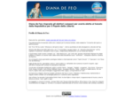 Diana de Feo - candidata del Popolo della Libertà per il Senato della Repubblica in Campania