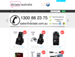Dictate Australia - Digital Voice Recorders, Dictaphones, Transcription and Voice Recognition for