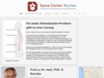 Spine-Center Prof.Dr.Dr. Rischke, Spezialist für Bandscheibenprothesen