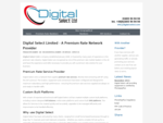 Premium Rate Services Supplied by Digital Select Limited