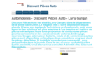 Automobiles (pièces, accessoires) - Discount Pièces Auto à Livry Gargan