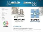 Micron e Durox - Nichelatura chimica e Anodizzazione dura