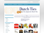 Online stropdassen en manchetknopen - Dutch Ties - uw zijden stropdas en manchetknopen online