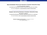 Business Decision Interactive Eolas - Heacute;bergement web, Deacute;veloppement de Portails
