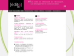 Rédaction de contenu web et print, agence de rédaction de contenu - Edito-Etc ...