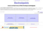 Electroniqueists - Cours et Exercices d'electronique analogique