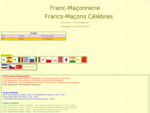 Afrique Franc-maçonnerie, dictionnaire Francs-Maçons célèbres. Afrique, Maroc, colonies....