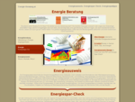 Energie Beratung - Energieausweis, Energiespartipps, Enerigespar Check