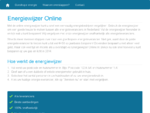 Energiewijzer Online. nl - onafhankelijk energiebedrijven vergelijken
