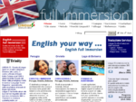English full immersion. Scuola di lingua inglese - Lingua Sigrave;