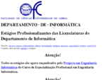 Estágios Profissionalizantes da Licenciatura em Informática - FCUL