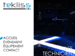 Tekliss - Les techniciens de la lumière, de l'image, du son et de la scène