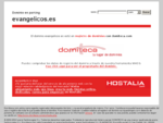 evangelicos. es | Registro de dominios hecho en Domiteca. com