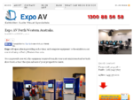 Expo Av Perth | Plasma Hire Perth | Laptop Hire Perth | Av Rentals Perth