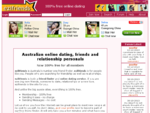 Australian dating 100 free website. There's no fees or charges ever.