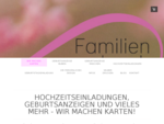 Geburtsanzeige Hochzeitseinladung bestellen - familiensachen. ch