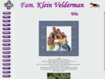 Homepage van de fam. Klein Velderman