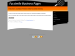 Facsimile Business Pages Directory