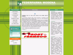 Federfarma Modena - Associazione Sindacale Titolari di Farmacia della provincia di Modena