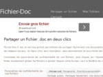 Fichier Doc - Heacute;bergement Gratuit de fichiers . doc (Wordtrade;), ODT, Open Office, Open .